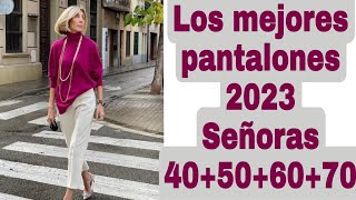 Los mejores pantalones 2023 para señoras mayores de 50 60 y 70 Años [upl. by Glover368]