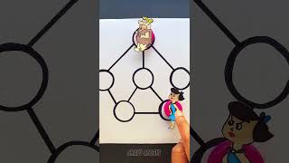 Barney Vs Betty Game 😍 craft diy flintstone papergames viralshort foryou foryoupage shorts [upl. by Eelam]