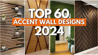 Top 60 Accent Wall Ideas 2024  Latest Wall Decoration Ideas  Accent Wall Light Design [upl. by Short579]