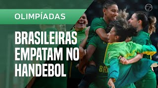 Olimpíadas de Tóquio Brasil empata contra atuais campeãs na estreia do handebol feminino [upl. by Emanuel]