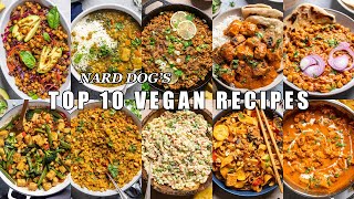 2023 NardDogAThon  Top 10 2023 Vegan and Vegetarian Recipes [upl. by Maxma72]