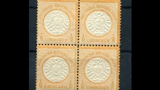 The first 101 German Reich stamps [upl. by Bittencourt]