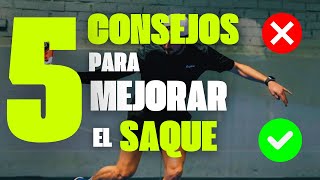 El SAQUE en pádel 🎾 MasterClass para mejorar 🚀 [upl. by Sky]