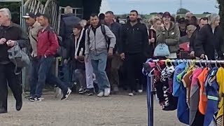 Torksey the flood gates open busy day carboot [upl. by Aerdnac17]