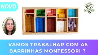 Barrinhas de contar Montessori [upl. by Tavis]