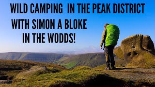 Wild Camping In Rain and Fog In The Peak District  With Simon A Bloke In The Woods [upl. by Annaili598]