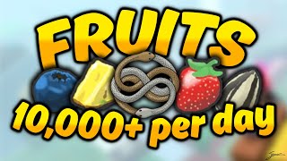 How to get 10000 FRUITS PER DAY in BSS BEST SETTINGS [upl. by Im]