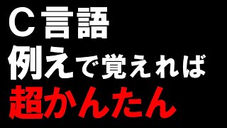 C言語を超かんたんに解説【例えで直感的に理解可能】 [upl. by Dicky]