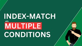 Learn How to Use IndexMatch Formula with Multiple Conditions [upl. by Vinna393]