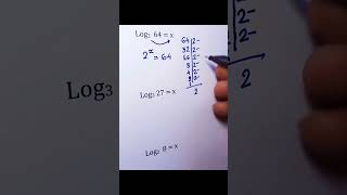 Logarithms  The Easy Way math matematicas secundaria tutorial learntocode sat asvab [upl. by Josie854]