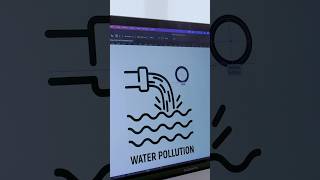 How to Design Icons in Illustrator  water treatment  Pixel Perfect Icons [upl. by Yemiaj]