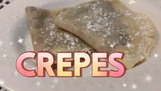 Como hacer CREPES CASERO RECETA FÁCIL y RÁPIDA [upl. by Novit]