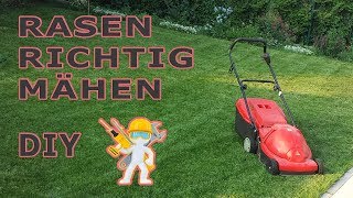 Rasen richtig mähen  Anleitung für den Garten  NEW  HD [upl. by Hedgcock433]