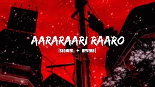 Jawan AARARAARI RAARO  Slowed  Reverb  Shah Rukh Khan  Atlee Deepthi Anirudh Music World [upl. by Adnamal]