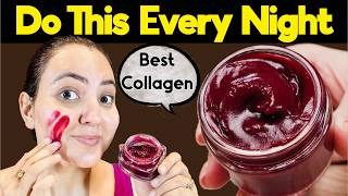 DIY COLLAGEN FACE CREAM For Spots काले धब्बे झाइयां Pigmentation amp Wrinkles  चमकदार Glowing Skin💕 [upl. by Ruthven]