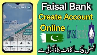 How to open Faysal Bank Account Online  Online Faysal Bank account kholyn ghr bethy [upl. by Jereme]