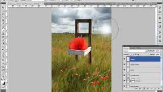 Pixelstarter Photoshop Videotraining Teil 24 Composing erstellen [upl. by Rusert]