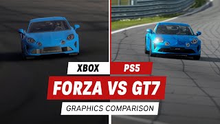 Forza Motorsport vs Gran Turismo 7 Graphics Comparison [upl. by Thessa]