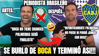 Periodistas 🇧🇷se burlaron de Boca y terminaron reconociendo que con Boca no se jode🤣 [upl. by Marguerita]