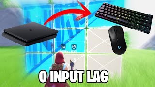 COMO QUITAR EL IMPUT LAG EN PS4 con TECLADO Y RATÓN en Fortnite 🔥 [upl. by Aioj]