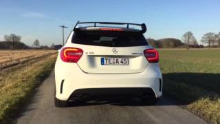 Mercedes Benz A45 AMG Performance Sound Launch Control [upl. by Lisbeth]