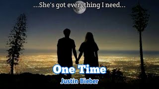 Justin Bieber  One Time  Lyrics [upl. by Freed]