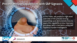 Process Mining Capabilities with SAP Signavio  Explanation amp Demo [upl. by Fauver491]