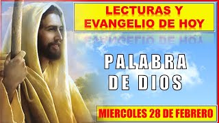 PALABRA DE DIOS Para Hoy  LECTURAS Y EVANGELIO DE HOY MIERCOLES 28 DE FEB 2024 Buen Pastor Radio [upl. by Ecirtap]