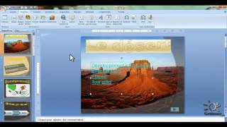 Comment créer un lien hypertexte dans PowerPoint 2007 [upl. by Trip692]