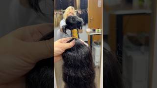 Tape hair extensions How to create tape from bundle Hair extensions hairextensions tape hair [upl. by Domenic314]