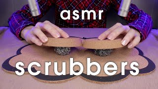 ASMR Metal Scrubbers 😲 Crunchy Crinkles Rolling and Squeezing Triggers NO TALKING [upl. by Norab]