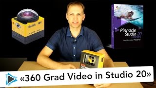 360 Grad Video Pinnacle Studio 20 Deutsch Kodak SP 360 Pixpro Video Tutorial [upl. by Rosaline]