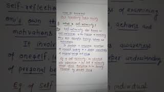 What is Self  reflexivity  CLASS 12 Sociology Ch1 Introducing INDIAN Society [upl. by Ehcropal]