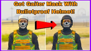 How To Get ANY Gaiter Mask With ANY Bulletproof Helmet in GTA 5 [upl. by Deehan31]