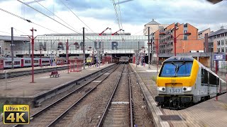 4K 🇧🇪 Arlon  Namur  BruxellesMidi en HLE13 IC Luxembourg  Bruxelles Cabride [upl. by Tonkin]