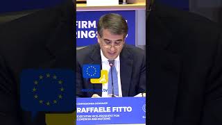 Raffaele Fitto thanks Giorgia Meloni and Ursula von der Leyen in the European Parliament [upl. by Errol]