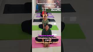 freshmindyoga 🧘‍♀️ Urdhva upavistha konasana Upward Facing wide Angle pose Learn how to practice [upl. by Yentnuoc]