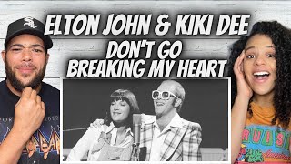 FIRST TIME HEARING Elton John amp Kiki Dee  Dont Go Breaking My Heart REACTION [upl. by Artined]