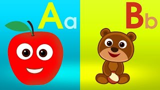 Phonics Song with TWO Words  A For Apple  ABC Alphabet Songs with Sounds for Children [upl. by Hajin]