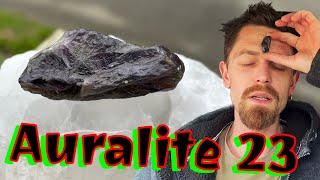 Auralite 23  12 BILLION years FEELS like😵‍💫  Auralite 23 crystals crystalhealing auralite [upl. by Bendix]