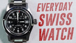 Hamilton Khaki Automatic 38mm Review  Walkthrough An Everyday Swiss Watch [upl. by Frierson]