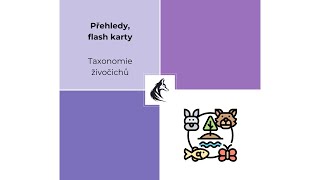 Taxonomie živočichů  přehledy flash karty  Učíme se chytře [upl. by Annanhoj789]