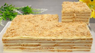 Kuchen in 5 Minute Sie werden diesen Kuchen jeden Tag machen Einfach und lecker ​Napoleon Torte [upl. by Sirej183]