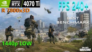 MW3 WARZONE RTX 4070 Ti Ryzen 7800x3D 1440p LOW Urzikstan [upl. by Brita]