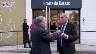 Inauguration facsimilé Grotte de Cussac [upl. by Yemerej324]