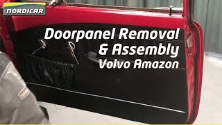 Door Panel Removal amp Assembly  Volvo Amazon [upl. by Ekul]