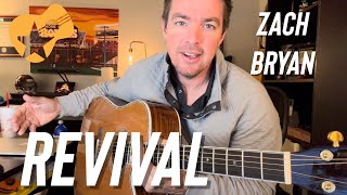 Easy Beginner Guitar Songs quotRevivalquot by Zach Bryan [upl. by Jovitta586]