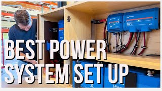 The Best Power System for Vans  Watch Before You Buy Van Electrical System [upl. by Mintz]