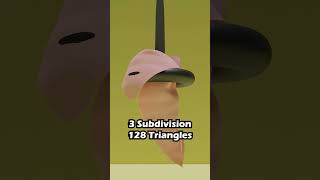 Blender cloth collision subdivisions comparaison 3d blender blender3d shorts simulation [upl. by Eldorado]