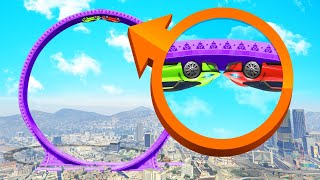 Face To Face In A MASSIVE LOOPING GTA 5 [upl. by Erv]